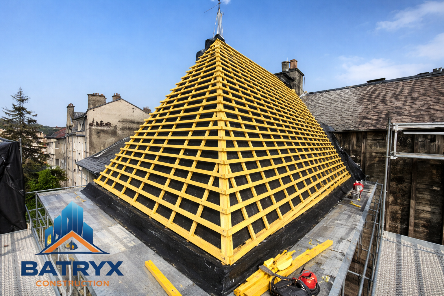 Toiture pyramidale